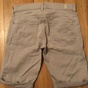 Khaki Bermuda shorts